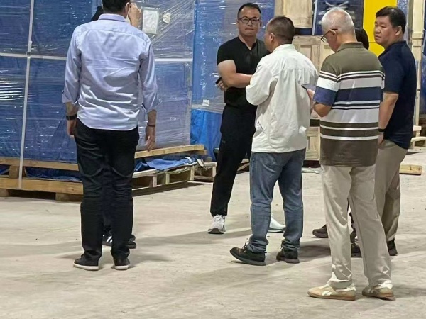 Turkish customers visit the factory for inspection